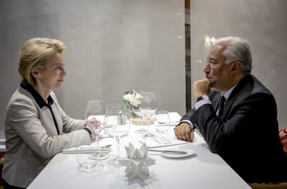António Costa e Ursula Von der Leyen.
