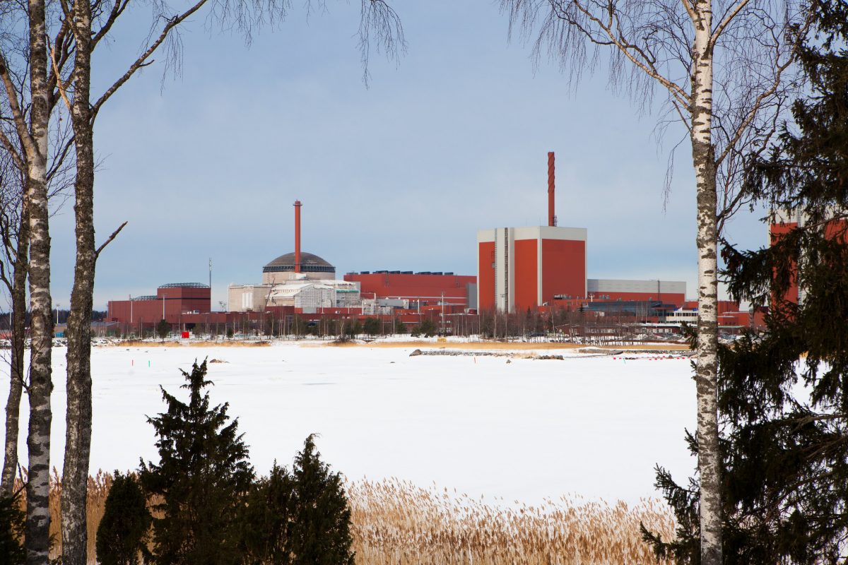 Central nuclear Olkiluoto, na Finlândia
