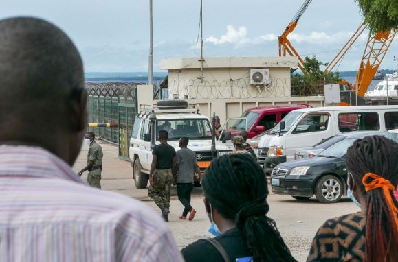 Deslocados dos ataques a Palma, Moçambique