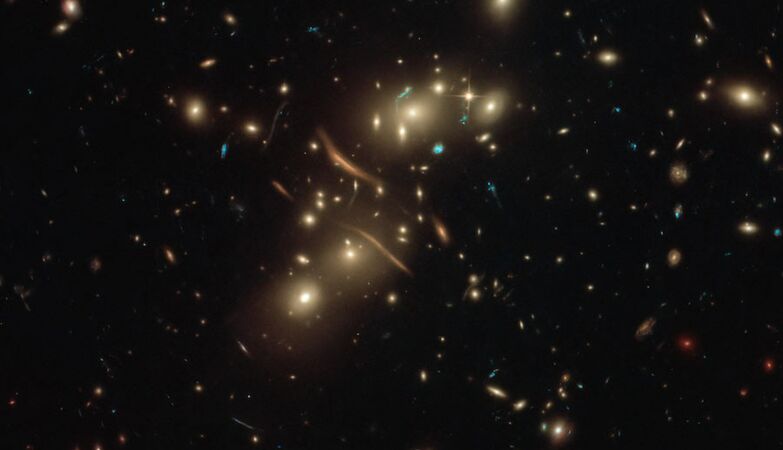 Esta imagen de la NASA ilustra la teoría de la relatividad general de Einstein