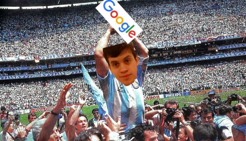 Dominio de Google fuera de Argentina (y Nicholas pensó que sería el propietario)