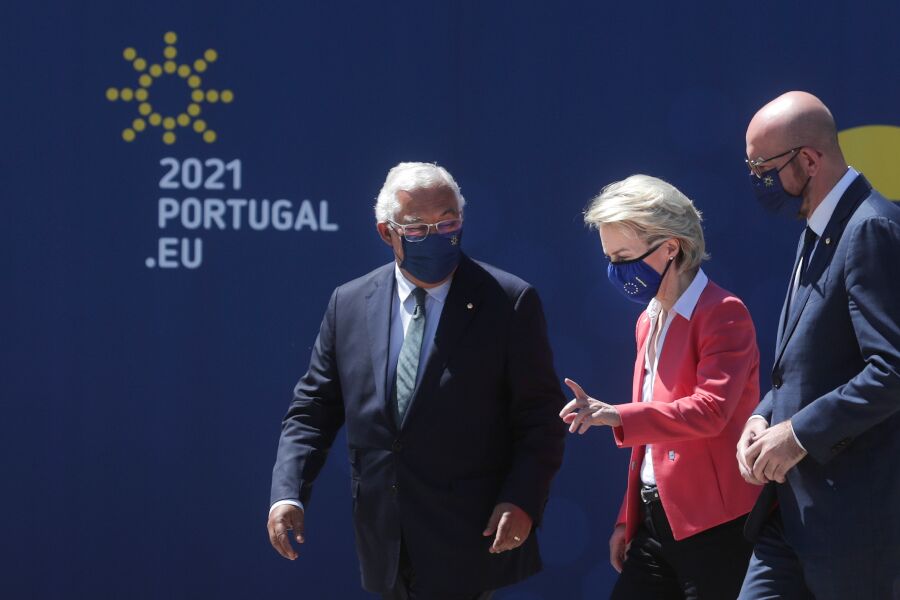 Costa, Von der Leyen na Cimeira Social no Porto