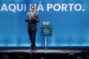 Rui Moreira na apresentação da sua recandidatura à Câmara Municipal do Porto