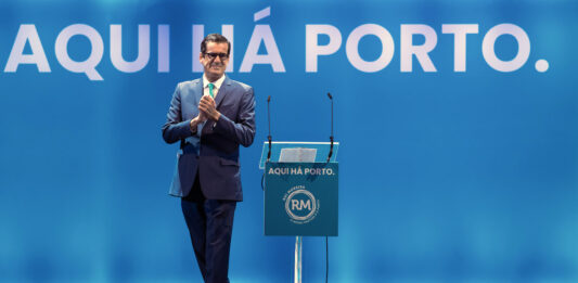 Rui Moreira na apresentação da sua recandidatura à Câmara Municipal do Porto