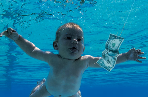 Bebé da capa Nevermind, Nirvana