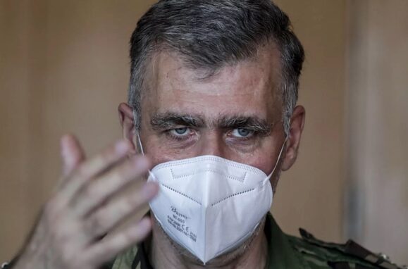 O vice-almirante Henrique Gouveia e Melo, coordenador do plano de vacinação contra a covid-19 em Portugal