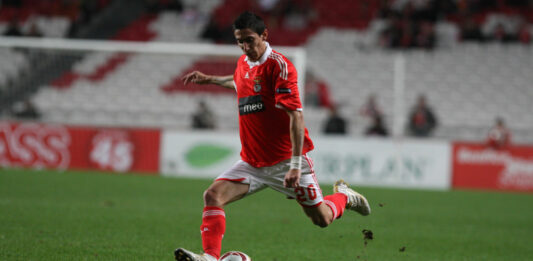 Ángel Di María com a camisola do SL Benfica.