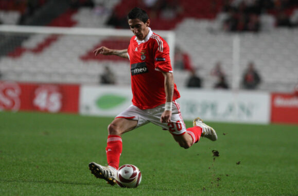 Ángel Di María com a camisola do SL Benfica.