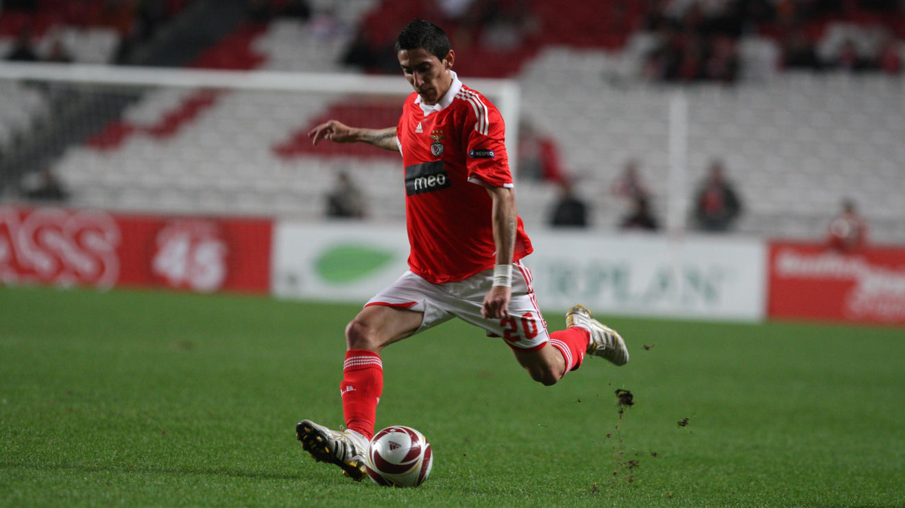 Ángel Di María com a camisola do SL Benfica.