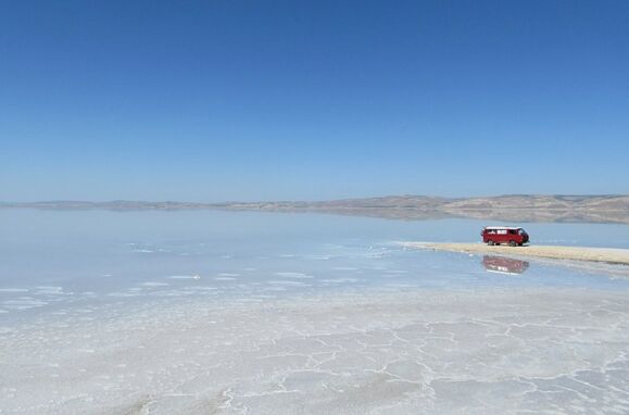 Lago Tuz, na Turquia