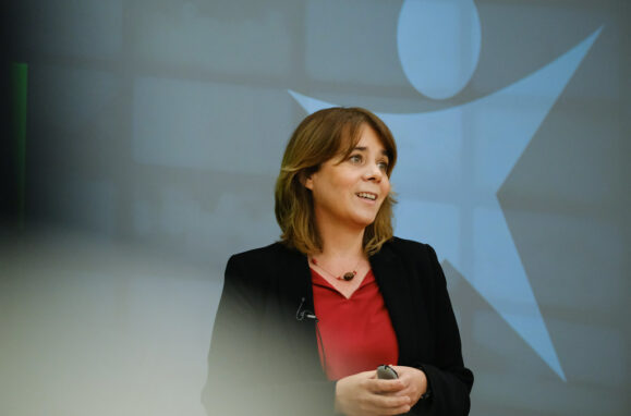 A coordenadora do Bloco de Esquerda, Catarina Martins