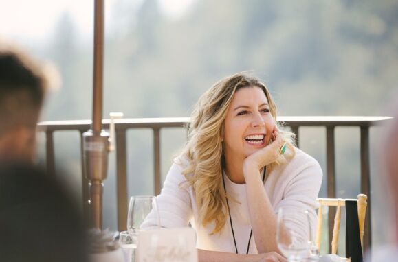 A empresária Sara Blakely, CEO da Spanx