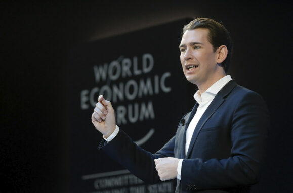 Chanceler austríaco Sebastian Kurz