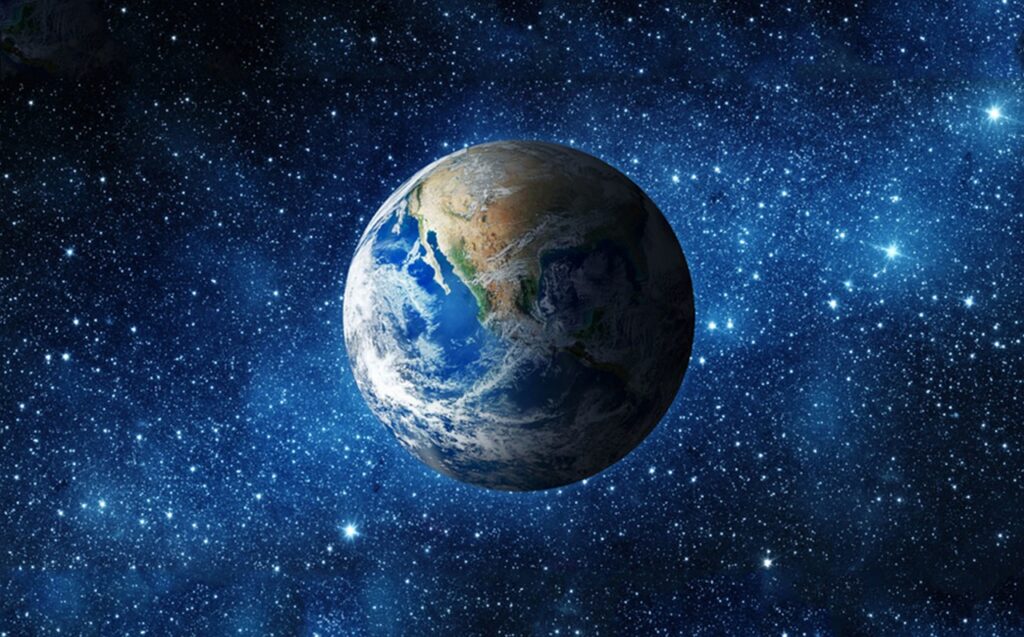 Ilustração do planeta Terra