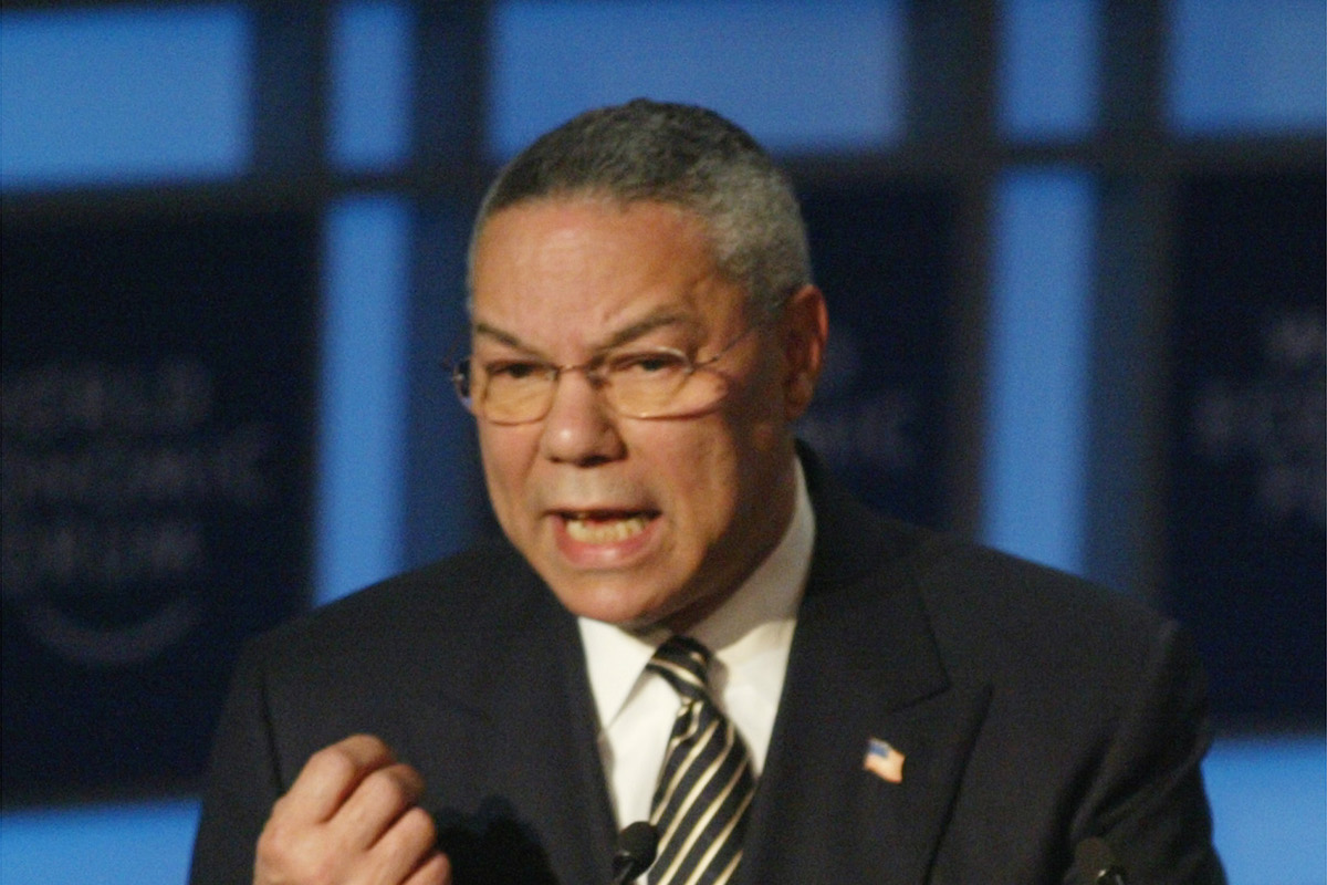 O ex-secretário de Estado norte-americano Colin Powell