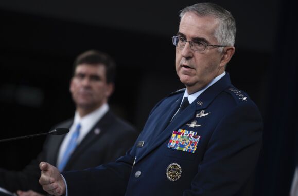 John Hyten, vice-presidente do Estado-Maior das Forças Armadas norte-americanas
