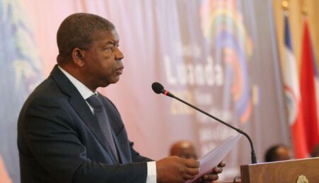 João Lourenço, Presidente da República de Angola, a discursar