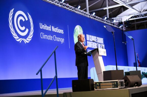 António Guterres na cimeira do clima das Nações Unidas (COP26)