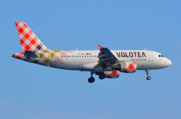 Avião da companhia aérea Volotea