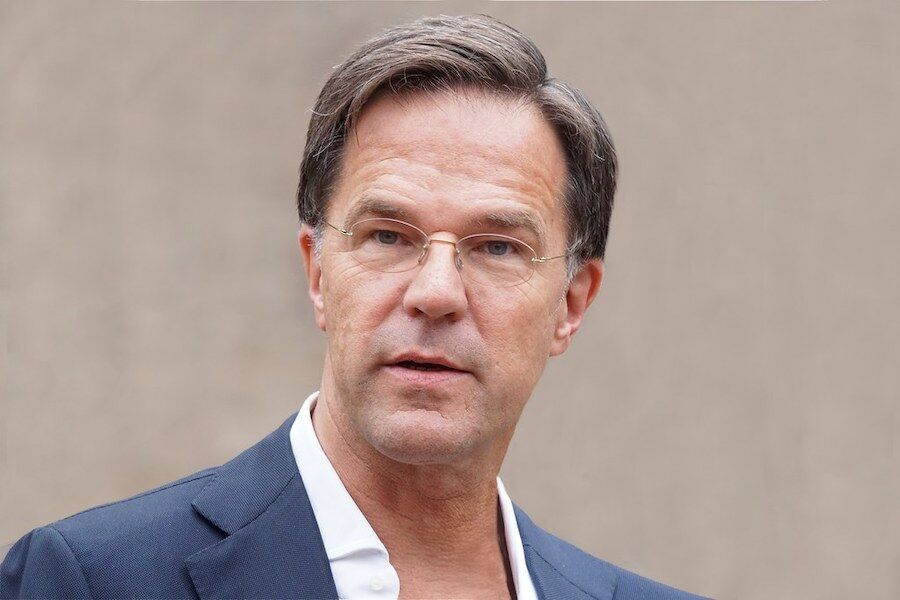 O primeiro-ministro holandês, Mark Rutte