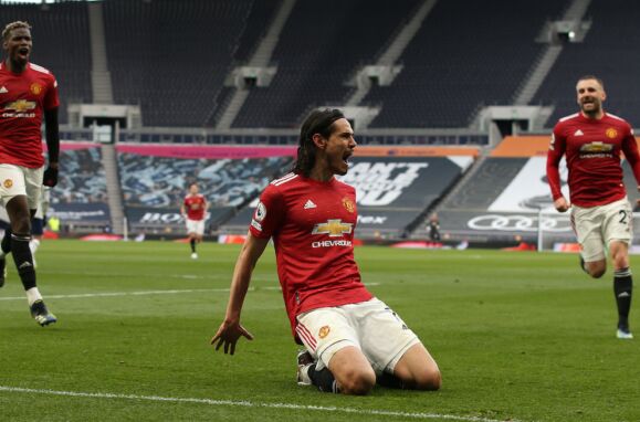 Edinson Cavani, avançado do Manchester United