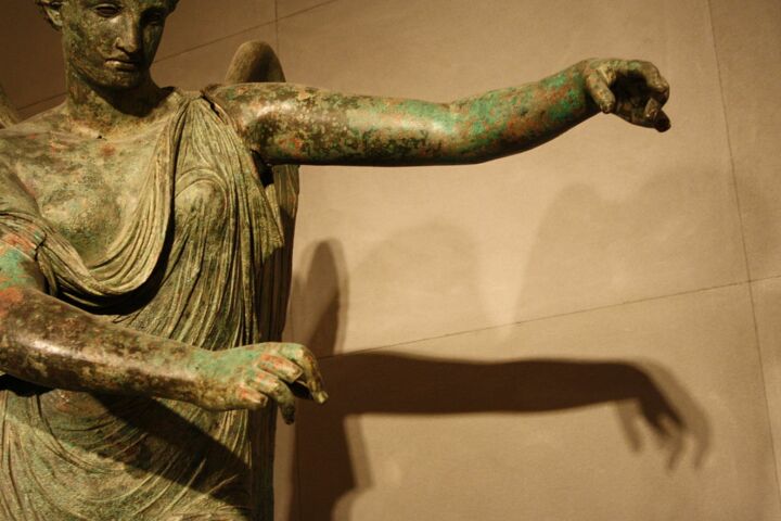 A estátua "La Vittoria Alata"