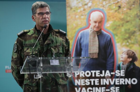 O coordenador do Núcleo de Coordenação do Plano de vacinação contra a covid-19, coronel Carlos Penha-Gonçalves