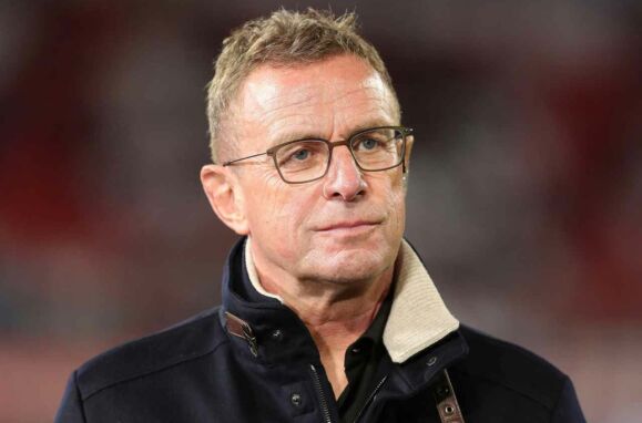 O novo treinador do Manchester United, Ralf Rangnick.