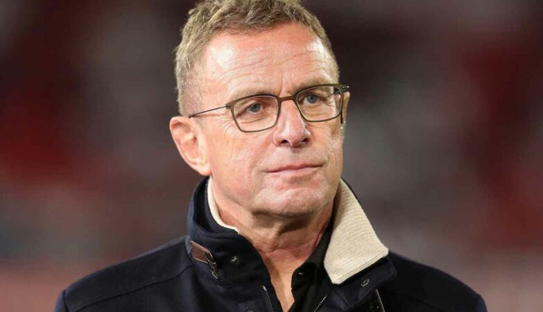 O novo treinador do Manchester United, Ralf Rangnick.