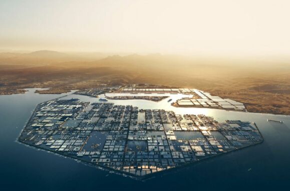 Oxagon, maior complexo industral flutuante do mundo na Arábia Saudita