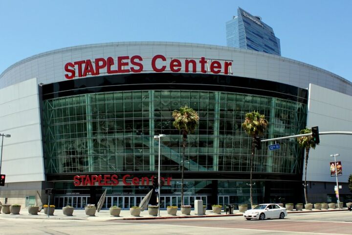 Pavilhão Staples Center, em Los Angeles, Estados Unidos