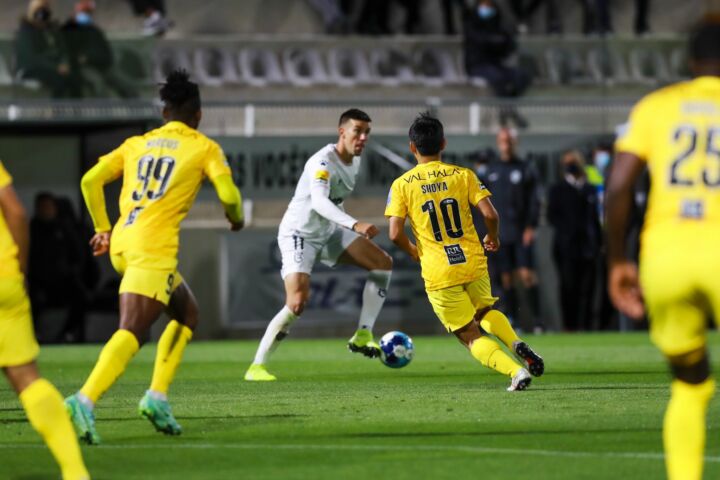 Shoya Nakajima no jogo entre Portimonense e Belenenses SAD.