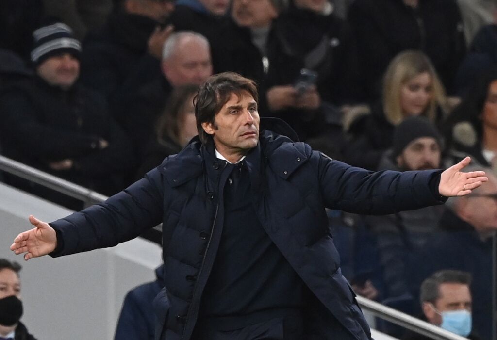 O treinador do Tottenham, Antonio Conte.