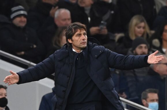 O treinador do Tottenham, Antonio Conte.