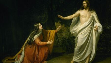 "Aparição de Cristo a Maria Madalena após a Ressurreição", de Alexander Ivanov.