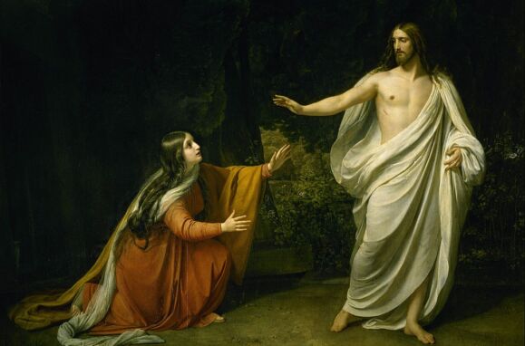 "Aparição de Cristo a Maria Madalena após a Ressurreição", de Alexander Ivanov.