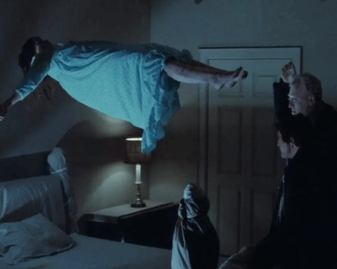 Frame do filme "O Exorcista", de 1973.
