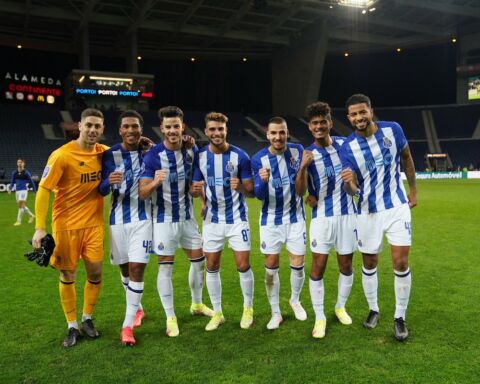 Os estreantes pela equipa principal do FC Porto, frente ao Rio Ave.