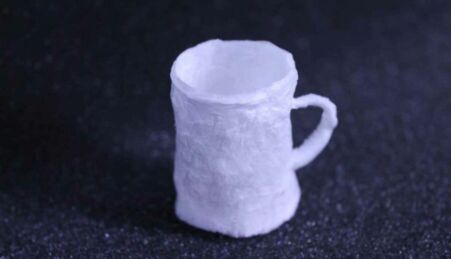 Caneca de hidrogel à base de esperma de salmão