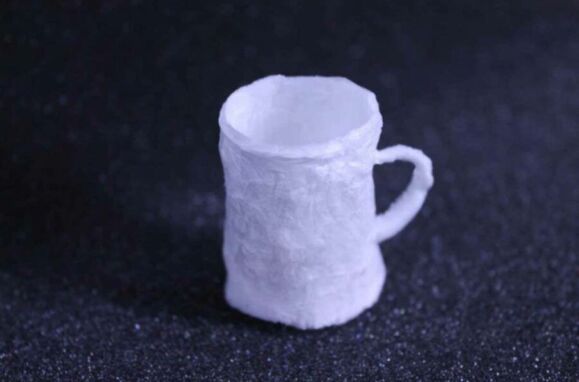Caneca de hidrogel à base de esperma de salmão