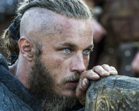 Ragnar, a personagem principal da série "Vikings".