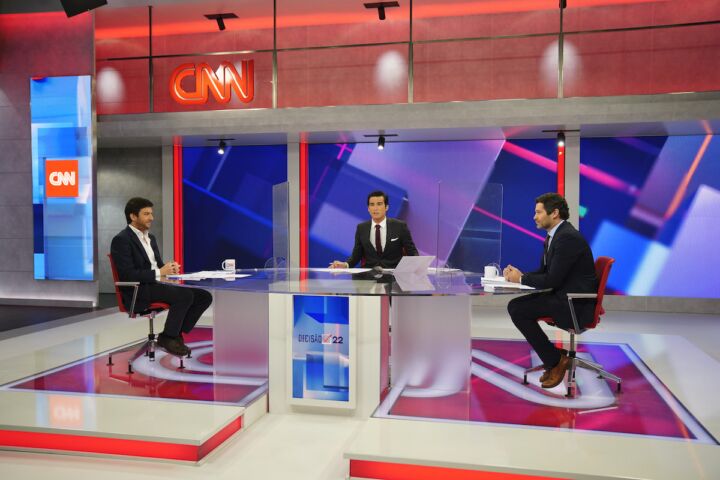 Debate entre Francisco Rodrigues dos Santos e André Ventura.