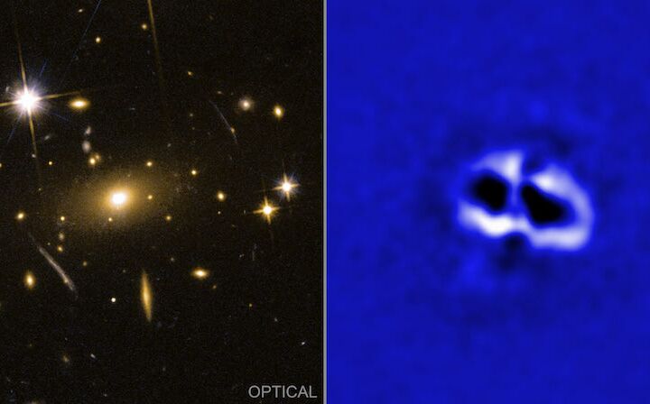 Quatro enormes cavidades no centro do aglomerado de galáxias RBS 797