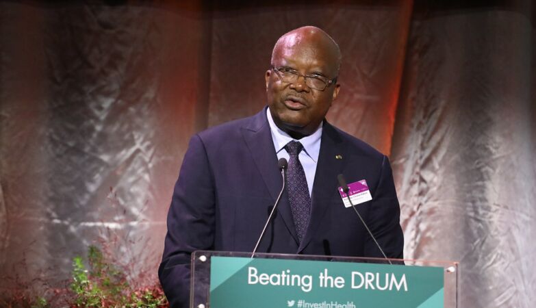 O Presidente do Burkina Faso, Roch Marc Christian Kaboré