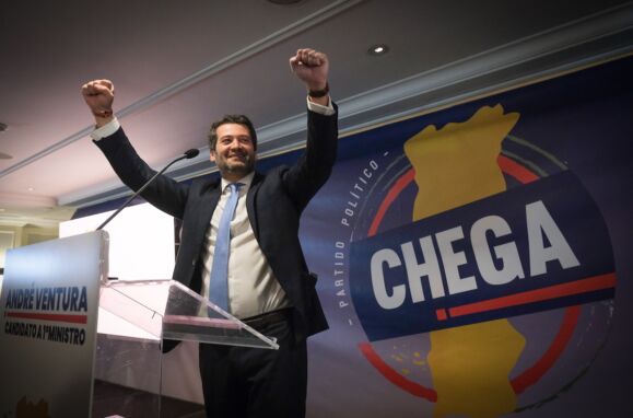 O líder do Chega, André Ventura.
