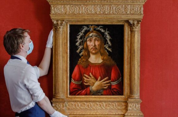 Man of Sorrows (“Homem de Dores”), pintura de Sandro Botticelli