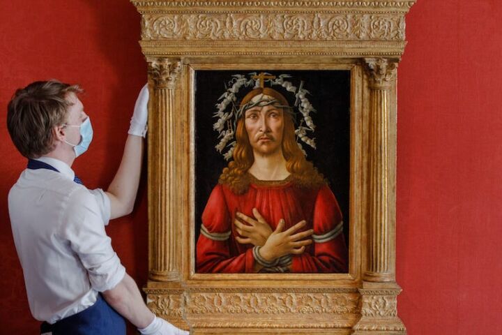 Man of Sorrows (“Homem de Dores”), pintura de Sandro Botticelli