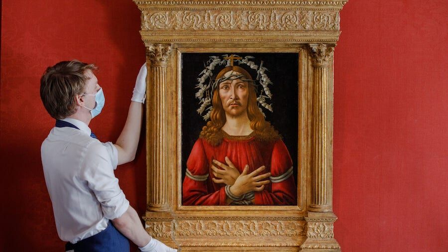 Man of Sorrows (“Homem de Dores”), pintura de Sandro Botticelli