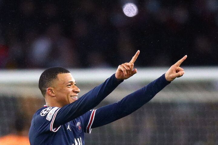 O internacional francês Kylian Mbappé.