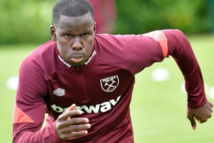 O defesa francês Kurt Zouma no West Ham.
